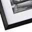 8x10 Matted to 5x7 Wall Frame, Black