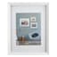 11x14 Matted to 8x10 Wall Frame, White