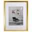 16x20 Matted to 11x14 Wall Frame, Gold