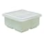 4-Section Silicone Square Ice Cube Tray, Sage