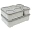 4-Piece Lunch & Snack Box Set, Grey