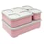 4-Piece Lunch & Snack Box Set, Blush Pink