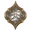 3-Piece Ornate Bronze Wall Mirror Set, 18x24