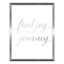 Glass Framed Find Joy in The Journey Wall Sign, 12x16