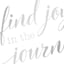Glass Framed Find Joy in The Journey Wall Sign, 12x16