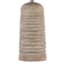 Found & Fable Brown Ribbed Medium Table Lamp with Shade, 23.5"
