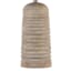 Found & Fable Brown Ribbed Table Lamp, 23.5"