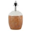 Honeybloom Tan Textured Ceramic Lamp Base, 14.5"