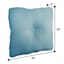 Light Blue Tufted Back Cushion