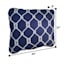 Providence Navy Blue Rope Lattice Outdoor Back Cushion