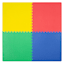 4-Pack Multicolor Rubber Play Tiles, 24"