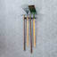 4-Piece Black Metal Hook System