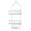 3-Tray Iron Shower Caddy with Powder Coating, Satin Nickel