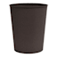 Crosby St. Denn Black Soft Touch Wastebasket, 9.3"