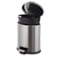 Oval Stainless Steel Pedal Trash Can, 5l