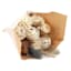 Dried Natural & Slate Blue Bouquet, 27"
