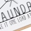 Framed Laundry Humor Wall Decor, 16x9