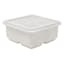 4-Section Silicone Square Ice Cube Tray, Grey