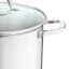 Stainless Steel Stockpot with Glass Lid, 12qt