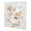 Providence Neutral Floral Canvas Wall Art, 24"