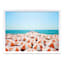 Glass Framed Beach Umbrella Print Wall Art, 18x24