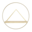 3-Piece Gold Metal Wall Shelves Set