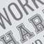 Work Hard & Be Nice Canvas Wall Sign, 11x14