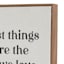 Honeybloom Framed Sentiment Canvas Wall Sign, 12x18