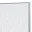 Found & Fable Framed Lotus Flower Canvas Wall Art, 24x36