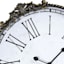Providence Black Antique Round Wall Clock, 26x27