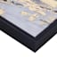 Crosby St. Framed Black & Gold Abstract Canvas Wall Art, 24"