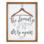 Framed the Laundry Is Looking At Me Dirty Again Wall Art, 11x14