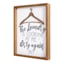 Framed the Laundry Is Looking At Me Dirty Again Wall Art, 11x14
