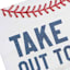 Take Me Out to Ball Game Baseball Canvas Wall Art, 14"
