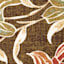Brown Floral Washable Tufted Empress Accent Rug, 27x45