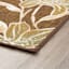 Brown Floral Washable Tufted Empress Accent Rug, 27x45