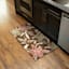 Brown Floral Washable Tufted Empress Accent Rug, 27x45