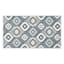 Empress Navy Ogee Washable Tufted Accent Rug, 27x45