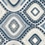 Empress Navy Ogee Washable Tufted Accent Rug, 27x45