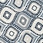 Empress Navy Ogee Washable Tufted Accent Rug, 27x45