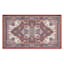 Empress Red Medallion Washable Tufted Accent Rug, 27x45