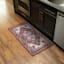 Empress Red Medallion Washable Tufted Accent Rug, 27x45