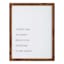 Crosby St. Glass Framed Sentiment Print Wall Sign, 11x14