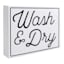 Wash & Dry Wood Sign, 8x10