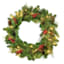 Pre-Lit Mixed Pine & Berry Wreath, 30"