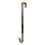 Silver Hammered Metal Over the Door Wreath Hanger, 15"