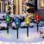 10-Count Multicolor C7 Bulb Lawn Stakes