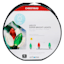 70-Count LED Transparent Red, Green & Warm White C9 String Light Reel