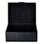 Black Leather Decorative Box, Small