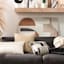 Crosby St. Hadley Tufted Back Sofa, Charcoal Grey